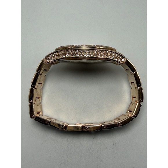 Victoria Wieck B9825 Rose Gold New Battery Ladies Pave Watch 38MM 6.5\